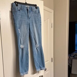 LC Lauren Conrad Light Blue Straight Leg Jeans